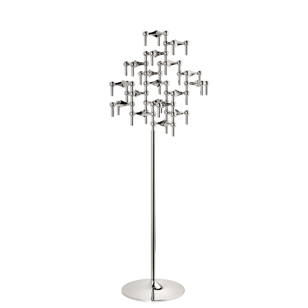Nagel gulvstander, krom - H70 cm.